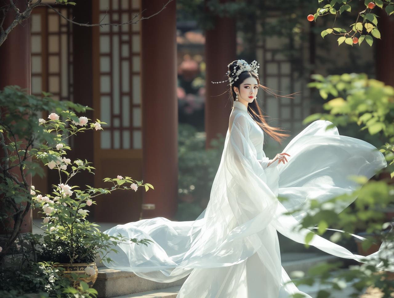 911吃瓜 - 某女星新剧路透造型惊艳，网友直呼：这是仙女下凡吧